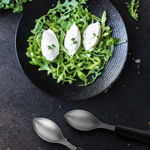 triangle Small Quenelle Spoon, Carded - Stainless Steel - Creates Smooth, Rounded Scoops for Plating - GreenGrip Handle - Dishwasher Safe - Made in Germany