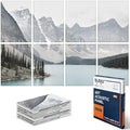 BUBOS 8 Pcs Art Acoustic Wall Panel,47.2”x31.4”Self Adhesive for Home Decor