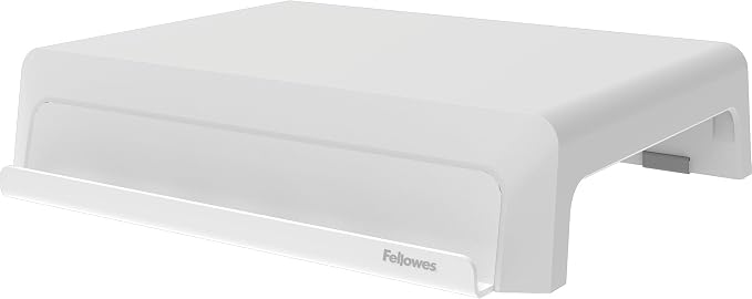 Fellowes Breyta Ergonomic Height Adjustable Stand for Monitor/Laptop, White