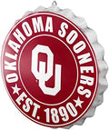 foco NCAA Team Logo Metal Bottle Cap Hanging Wall Sign