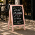 Ilyapa A Frame Chalk Board Easel Sign 40x20 in - Sandwich Signs Outdoor