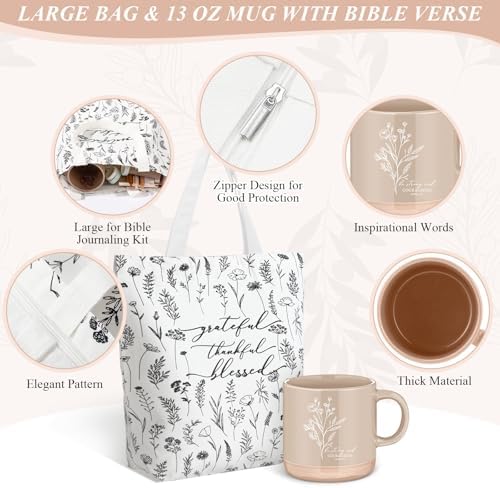Reallnaiv Housekeeping Mug Bag Notebook Highlighter Pen Note, Mix Color