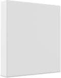 Staples Economy 2‑Inch 3‑Ring View Binder, White, Clear Overlay, Lightweight Round Rings, Budget Organizer for School & Office, 3‑Pack