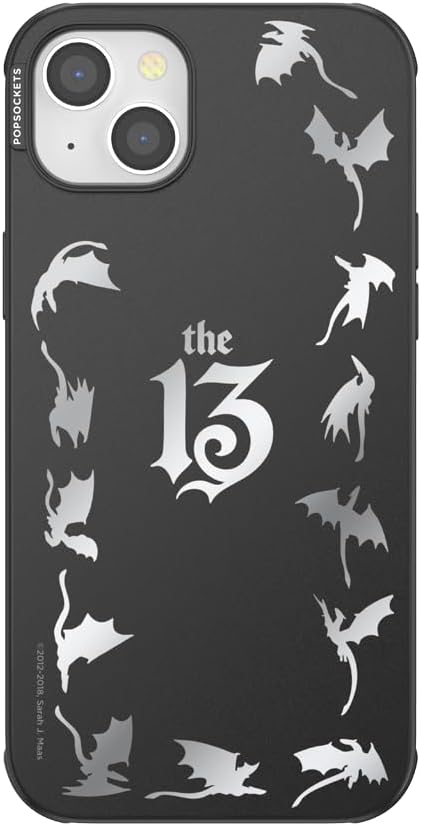 PopSockets iPhone 14 Plus Phone Case with MagSafe, Wireless Charging Compatible, Dragon - The 13