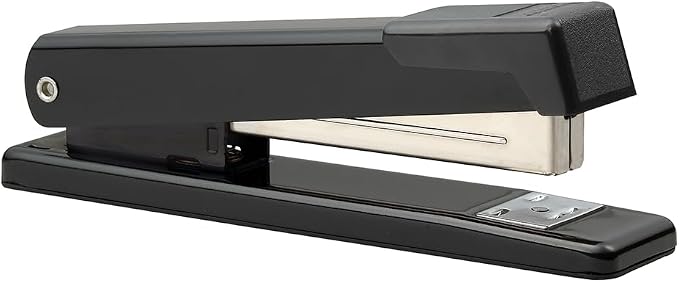 Bostitch Office Classic Metal Desktop Stapler, 20 Sheet Capacity, Dual Clinch, Opens for Tacking, Full-Strip, Black, 18-Pack