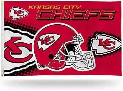 NFL Rico Industries Standard 3' x 5' Banner Flag Single Sided - Indoor or Outdoor - Home Décor