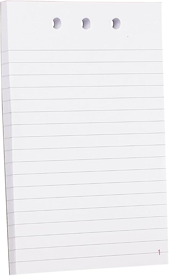 JAY-PEE Replacement Notepad Paper with 3 holes That Fits 3 hole binders | Includes 2 Medium Size Note Pad 4" x 6". Made in the USA. Round Ring Binders. From JAY-PEE