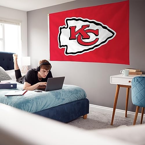 NFL Rico Industries Standard 3' x 5' Banner Flag Single Sided - Indoor or Outdoor - Home Décor