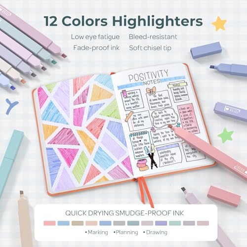 Nicpro School Supplies Stationary Set with Pencil Case, 50 PCS Green | Back to Schoo Supplies, Pen Case with 12 Highlighter, 5 Gel Pen, 6 Mechanical Pencil, Essentials for College, Nursing Student