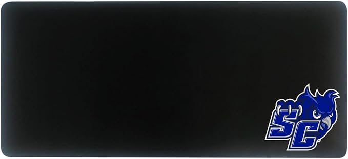 Southern Connecticut State University Classic Cloth Desk Mat, Durable Office Supplies, Non-Slip Base, Responsive Desk Pad with Smooth Cloth Surface, Black