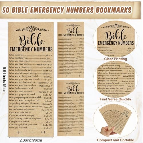 Feifeiya 50 Sets Christian Gifts for Grandparents Day Bible Verse Pen Kit