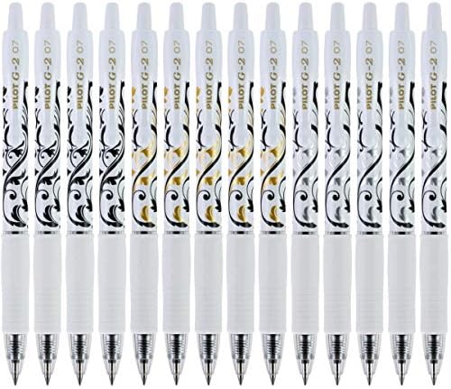 PILOT G2 Premium Rolling Ball Gel Pens, Fine Point 0.7mm, Black Ink, 14-Pack