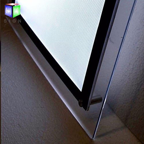 A4 Portrait Real Estate Window Hanging Led Sign Holder Display (4pcs hanging in one column)