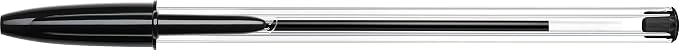 BIC Cristal Original Ball Pens Medium Point (1.0 mm) - Black, Box of 150 [Amazon Exclusive]