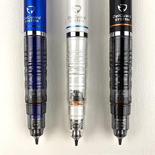Zebra Pen DelGuard Asstd Barrel Mechanical Pencil, 0.5mm, Fine Point, 3-Pk