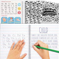 Henoyso 4 Pack Spiral Primary Composition Notebook for K-2, 100 Pages