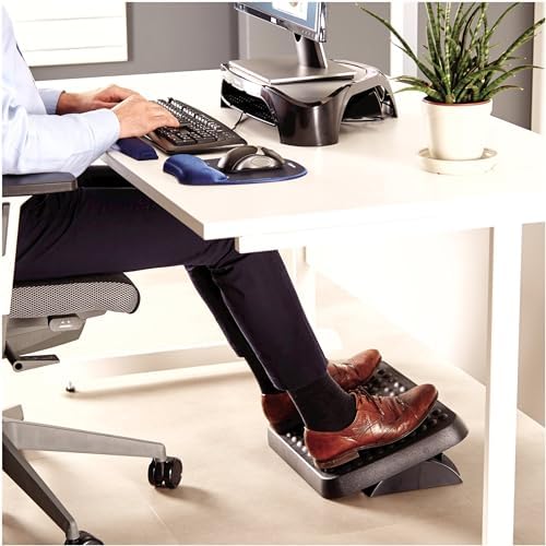 Fellowes 48121 Standard Foot Rest, Graphite (Pack of 2)