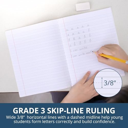 Roaring Spring Grade 1 Composition Book, 9 3/4 in X 7 3/4 in, 50 sheets, 5PK