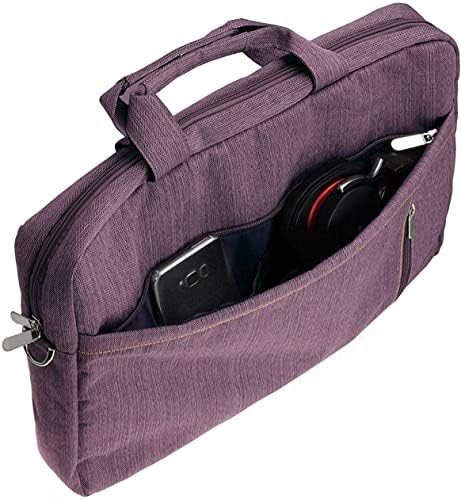 Navitech Purple Water Resistant Graphics Tablet Bag - Compatible with Richgv 13.5 Inch Colorful LCD Writing Tablet