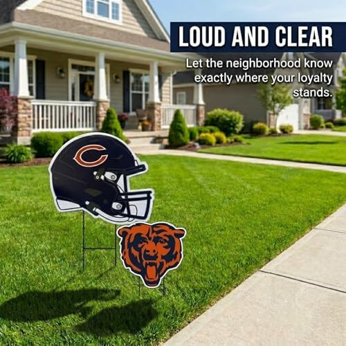 NFL Logo & Helmet 2 Pack Yard Sign Set