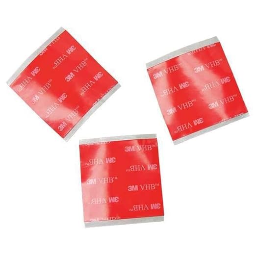 3M VHB Tape 4905, 1 in width x 4 in length (5 Pieces/Pack) (1 Pack)