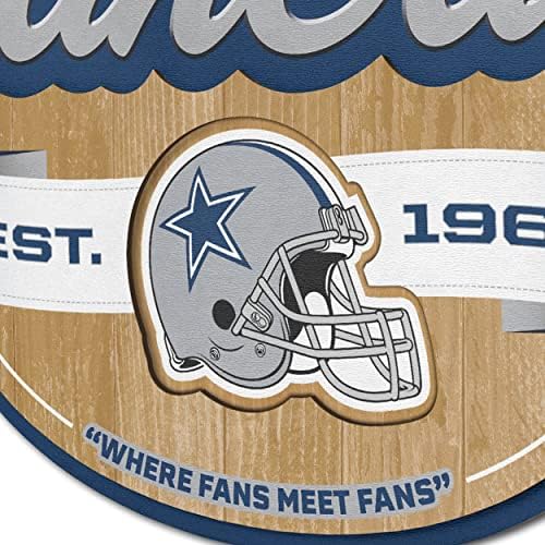 YouTheFan NFL Dallas Cowboys Fan Cave Sign, One Size (Pack of 6)