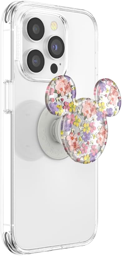 PopSockets Adhesive Phone Grip, Holder- Cascading Flower | Secure Comfortable Hold, Anti-Drop, Kickstand, Disney, Mickey Mouse, Minnie, Girly, Women