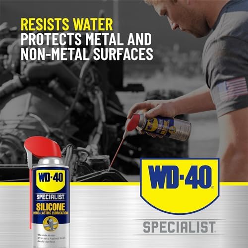 WD-40 Specialist Silicone Lubricant, New Bigger Can, 13.3 OZ [6-Pack]