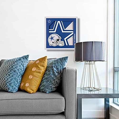 YouTheFan NFL Dallas Cowboys 3D Logo Series Wall Art