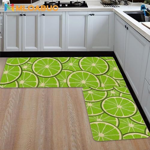 Kitchen Rugs and Mats Set of 2,Floor Mats for Home Kitchen Decor Mat