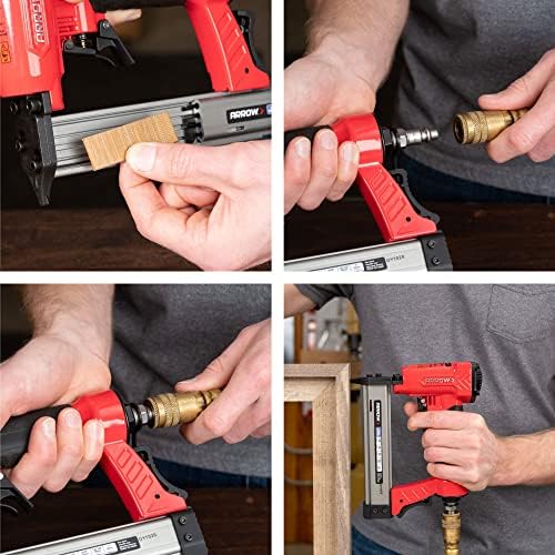 Arrow PT23G 23 Gauge Compact Pneumatic Pin Nail Gun, Oil-Free