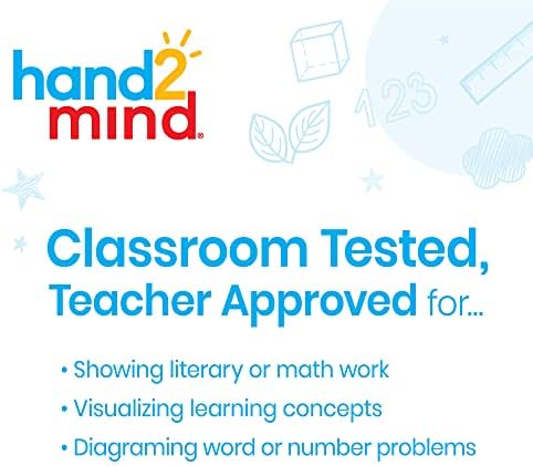 hand2mind Double-Sided Centimeter Grid White Boards for Students, Grid Board for Graphing, Dry Erase Boards, Portable Whiteboard, School Supplies, Classroom Supplies (Pack of 10)