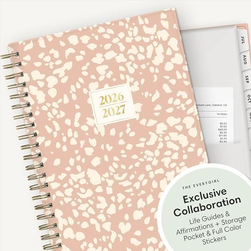 Blue Sky 2026-2027 Weekly & Monthly Academic Planner, 5"x8", Bengala