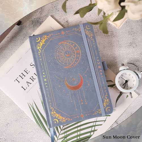 TIEFOSSI Line Journal Notebook for Women Men, 316 Pages,8.3x5.8 IN