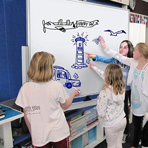 Mobile Whiteboard on Wheels, 48"x36" Double-Sided Magnetic Dry Erase Board - Flipchart Easel for Office, Classroom & Home, Rolling Stand with Easy Flip Feature
