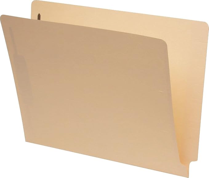 Pendaflex Manila End-Tab Fastener Folders, Letter Size, 2 Fasteners, Manila, Straight Cut, 50/BX (H10U13)