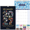 bloom daily planners 2027 Hanging Wall Calendar (January through December 2027) - Large 11” x 17” Monthly Calendar for Home or Office - Holiday Icons