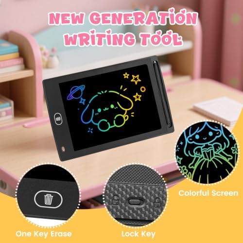 20 Pack LCD Writing Tablet for Kids, Erasable and Reusable Toddler Doodle Board in 8.5 inch, Ideal Educational Drawing Pad for Learning Toy for Ages 3-8 Gifts for Girls Boys