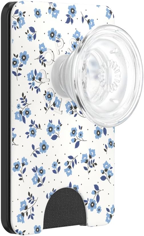 PopSockets Phone Wallet for MagSafe with Grip- Forget Me Walz | PopWallet, Holds 3 Cards, Magnetic, Removable, Secure, Bow, Phone, Women