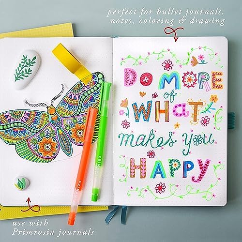 Primrosia Ultimate Coloring Duo – 48 Gel Pens + 100 Dual Tip Markers