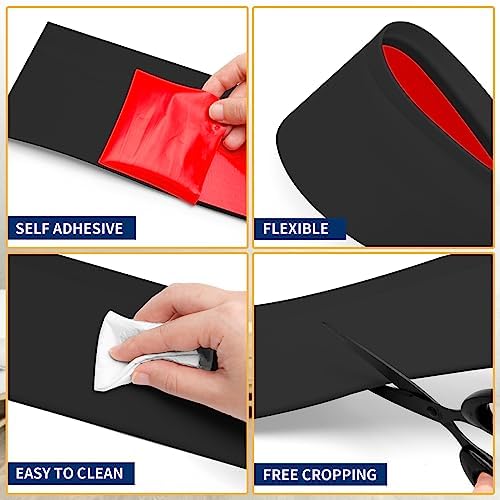 Vinyl Baseboard Molding Trim 6 Inch Peel and Stick Cove Base