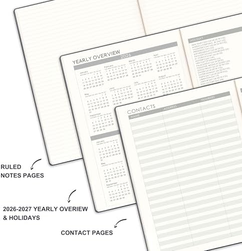 Planner 2026-2027，Planner Weekly and Monthly 2026-2027, Jul 2026 - Jun 2027