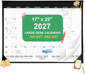 2027 Desk Calendar - JAN 2027 - DEC 2027, 12 Monthly Calendar, 17" x 22"