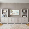 Martha Stewart Lily Pond 6-Piece Modular Media Center, Sharkey Gray