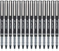 PILOT Precise V5, Extra Fine Point 0.5 mm Black Pens, Black, Pack of 14