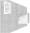 Large Felt Bulletin Board 72"x 36"-18 Felt Tiles Cork Board Wall Panels Home Office Wall Fabric Pin Board for Classroom/Kids Art Display/Photo Picture Wall/Acoustic,Self-Adhesive,Light Grey