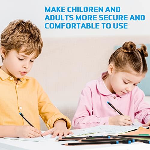 Seajan 96 Pcs 2b Jumbo Pencils, Big, Fat, Thick, Triangular Grip 7 Inch Large Pencils Refill with Eraser for Beginners Office Christmas Gifts(Black)