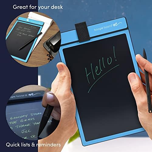 Boogie Board Basics Reusable Writing Pad - Digital Drawing Tablet, LCD Writing Pad with Instant Erase and Stylus Pen - Perfect for Writing, Drawing, and Note-Taking