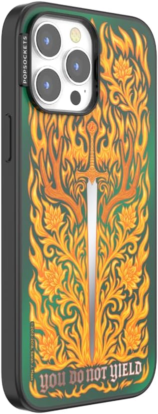 PopSockets iPhone 13 Pro Max Phone Case w/MagSafe- Fireheart