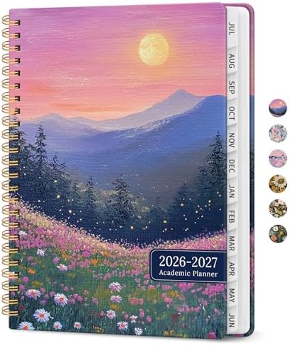 Planner 2026-2027, Monthly & Weekly Jul 2026-Jun 2027 Planner Calendar